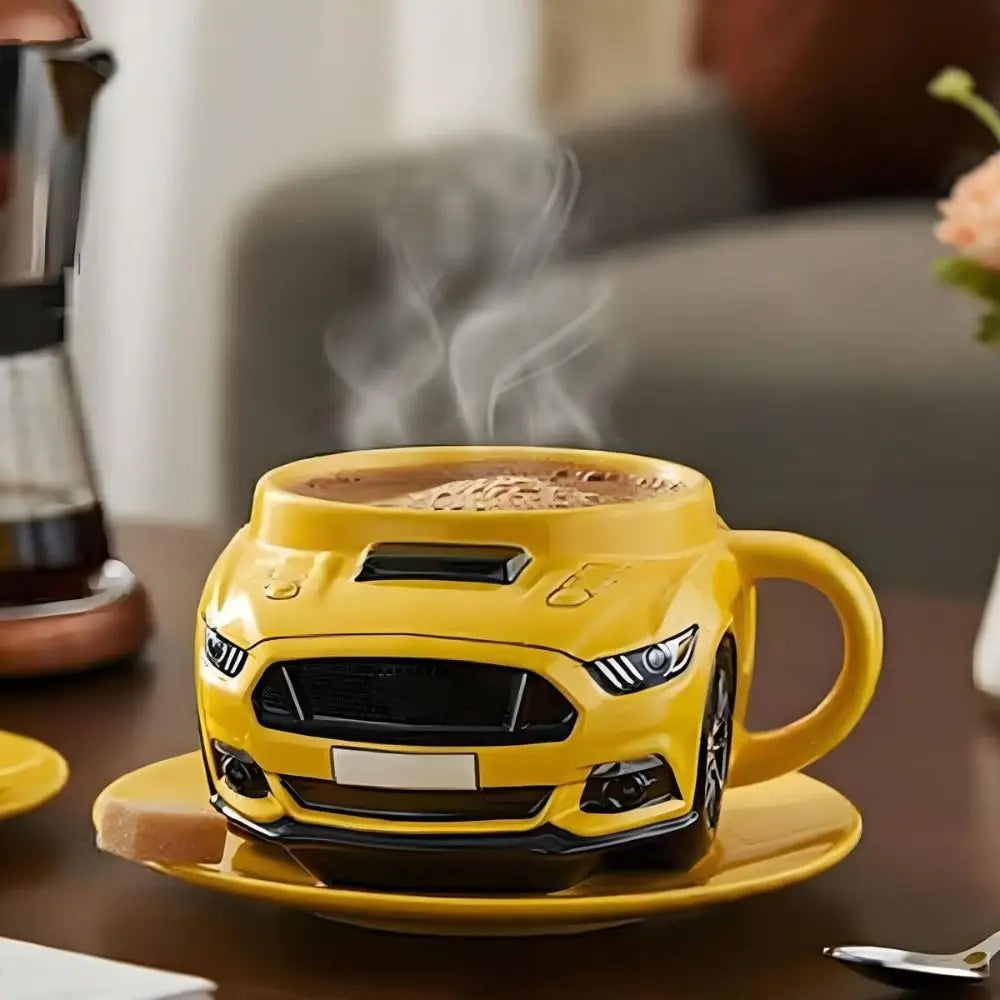 Car Shaped Stainless Steel Coffee Mug | Novelty Truck Gift