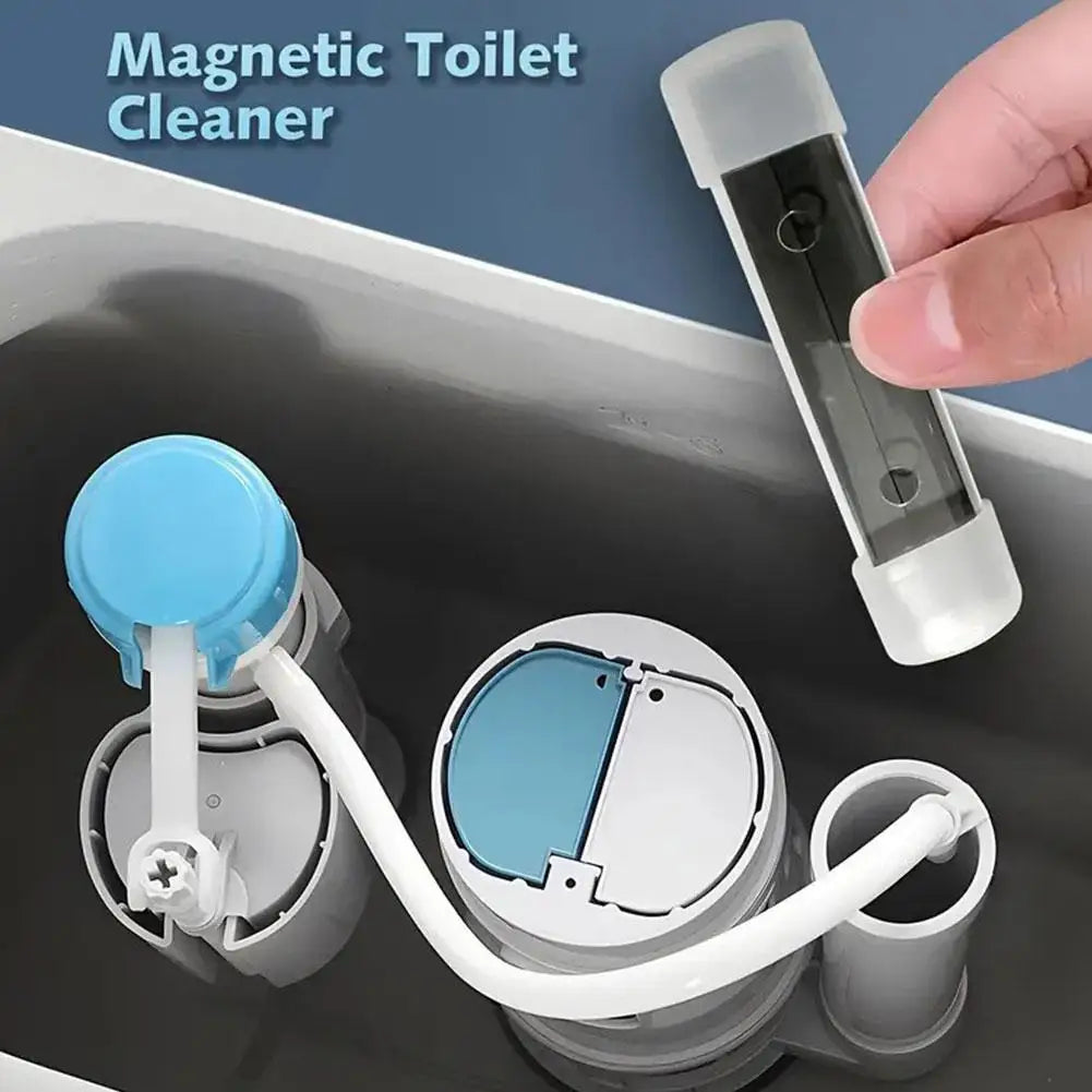 Magnetic Toilet Bowl Cleaner 2 Magnets Long-lasting Cleaning Bathroom