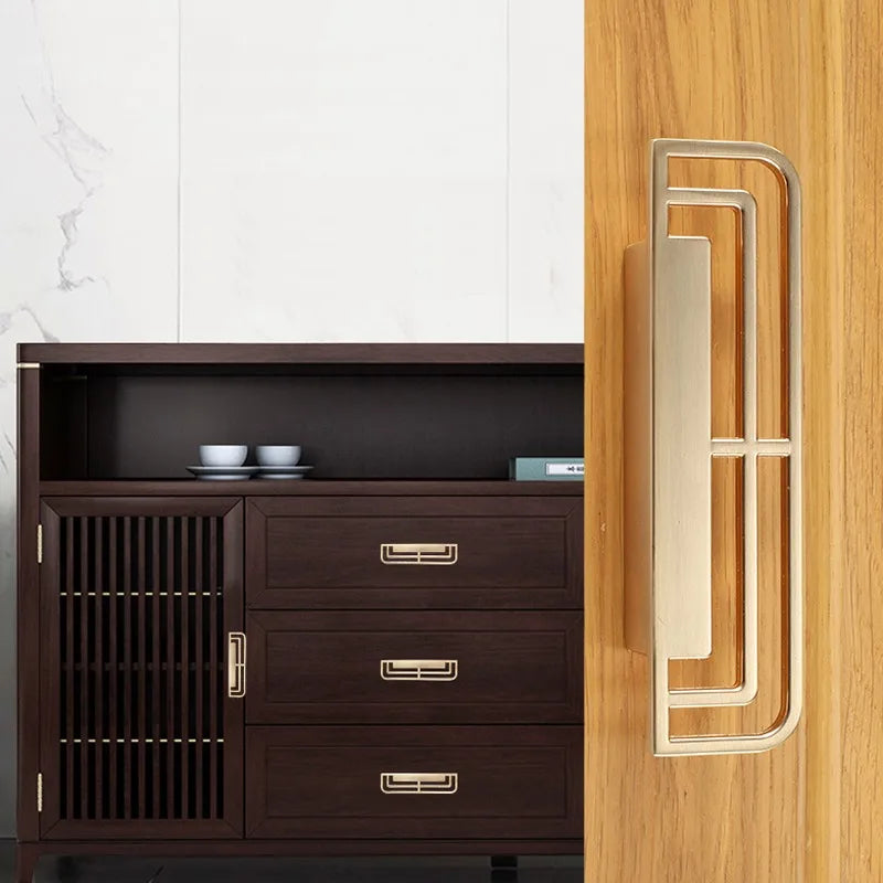 Vintage Brass Gold Cabinet Handles & Drawer Pulls | Zinc Alloy