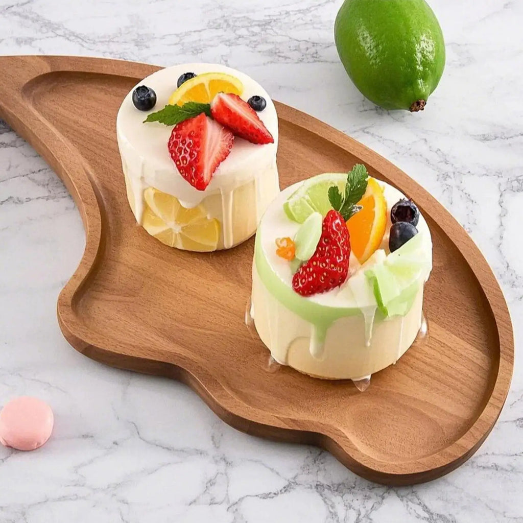 Rustic Wooden Charcuterie Board & Decorative Serving Tray