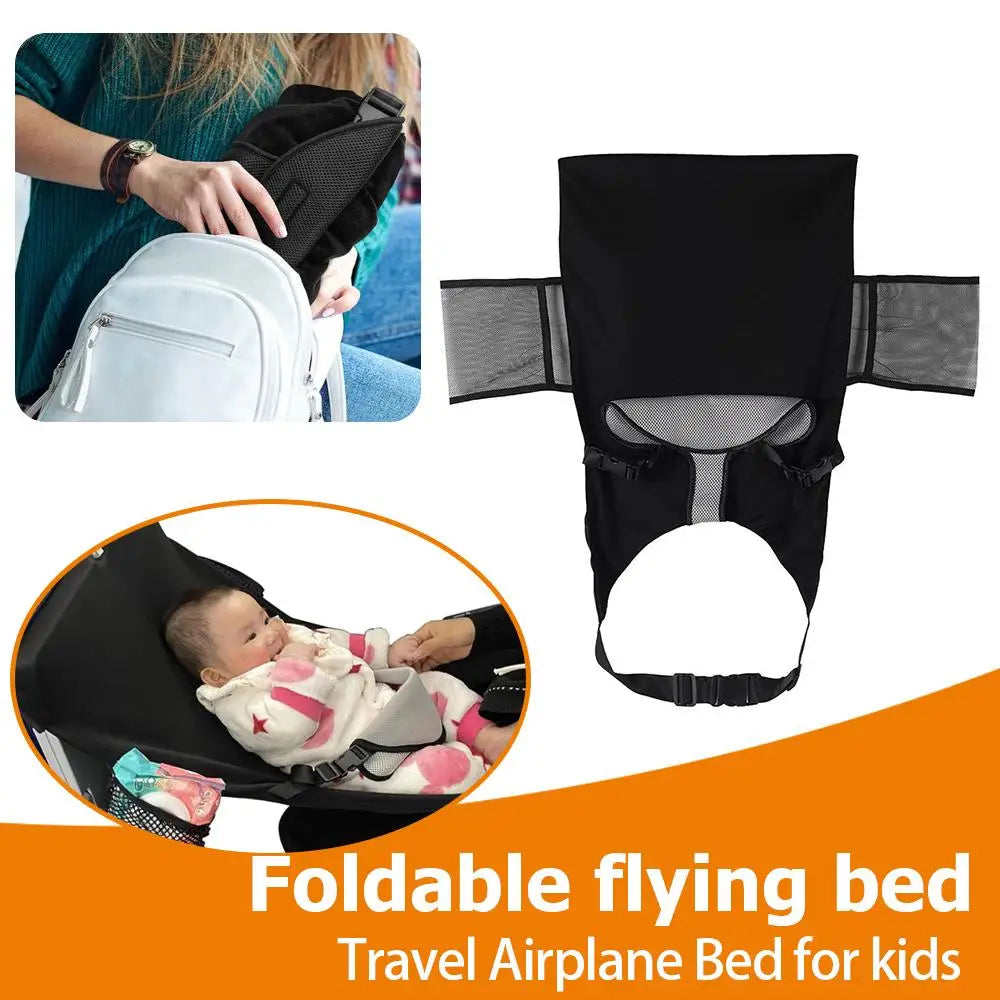 Kids Airplane Seat Extender – Foldable Travel Bed & Footrest