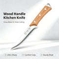 Stainless Steel Fillet & Boning Knife – Wood Handle Chef Knife
