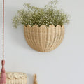 Garden Rattan Wall Hanging Key Storage Basket Home Decoration Toys