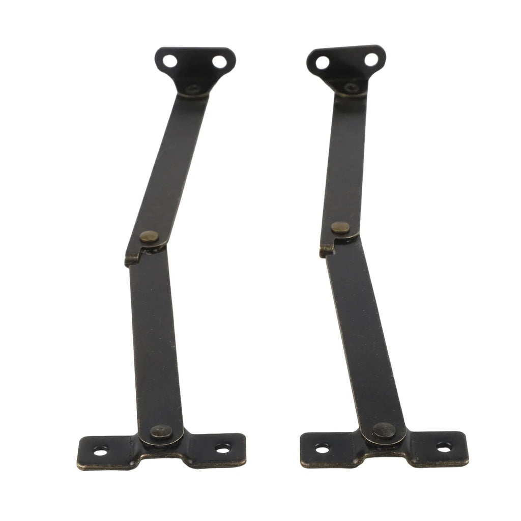 2pcs Antique Bronze Lid Support Hinges | Jewelry Box & Chest