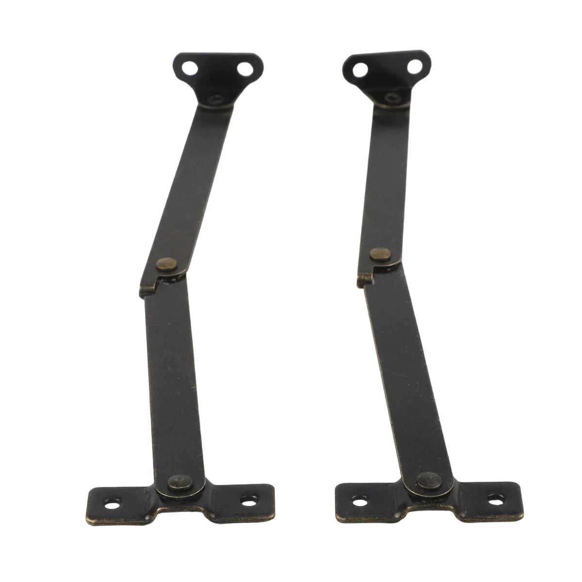 2pcs Antique Bronze Lid Support Hinges | Jewelry Box & Chest