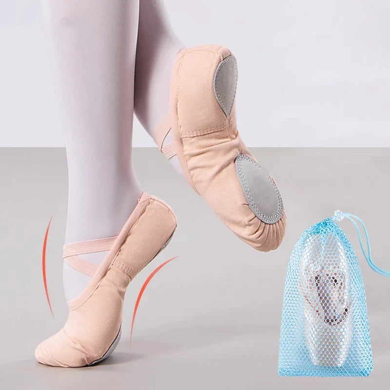 Drawstring Ballet Bag – Mesh Pointe Shoe Storage for Dancers