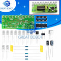 Voice-Activated LED Water Light Kit – CD4017 DIY Electronics