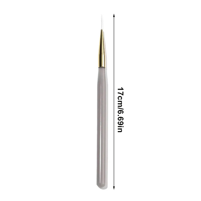 5-Piece Fine Nail Art Liner Brush Set – UV Gel & DIY Nails