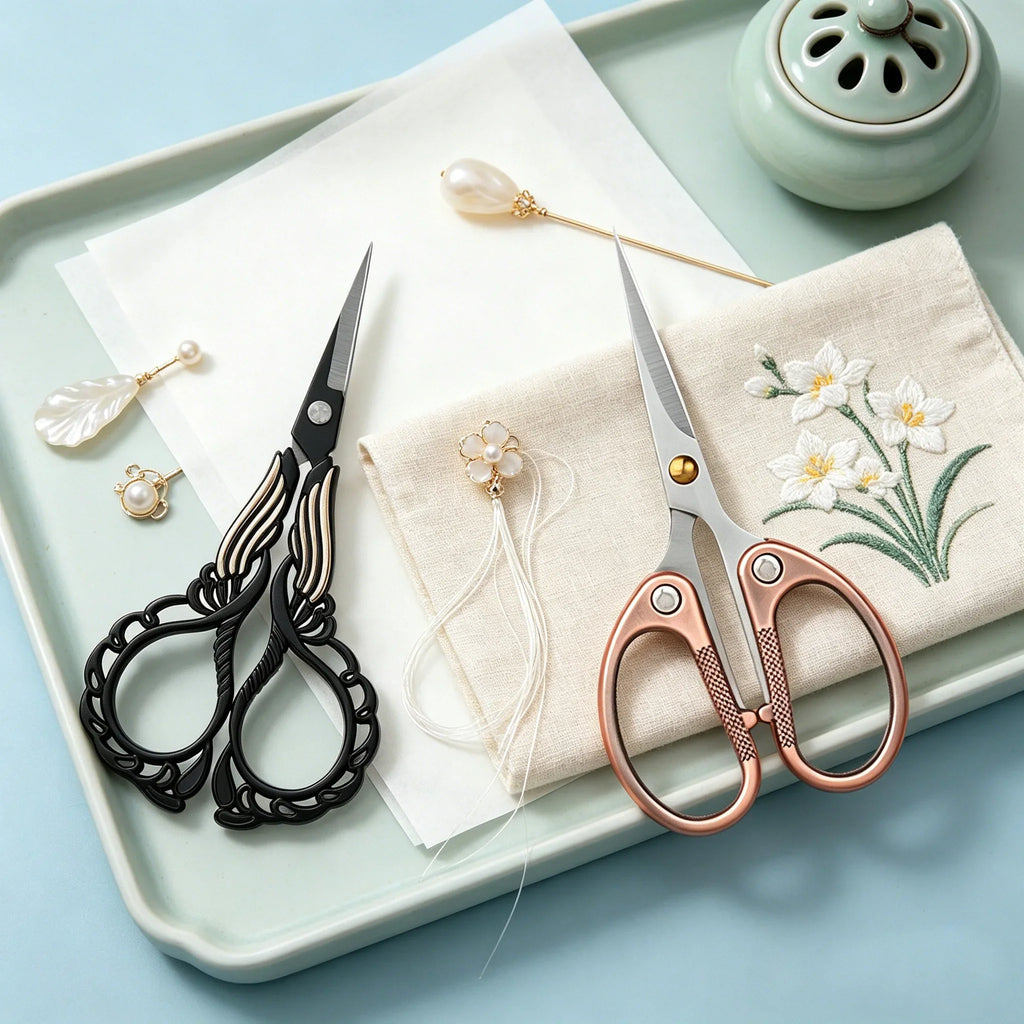 Small Stainless Steel Scissors – Embroidery, Sewing & DIY
