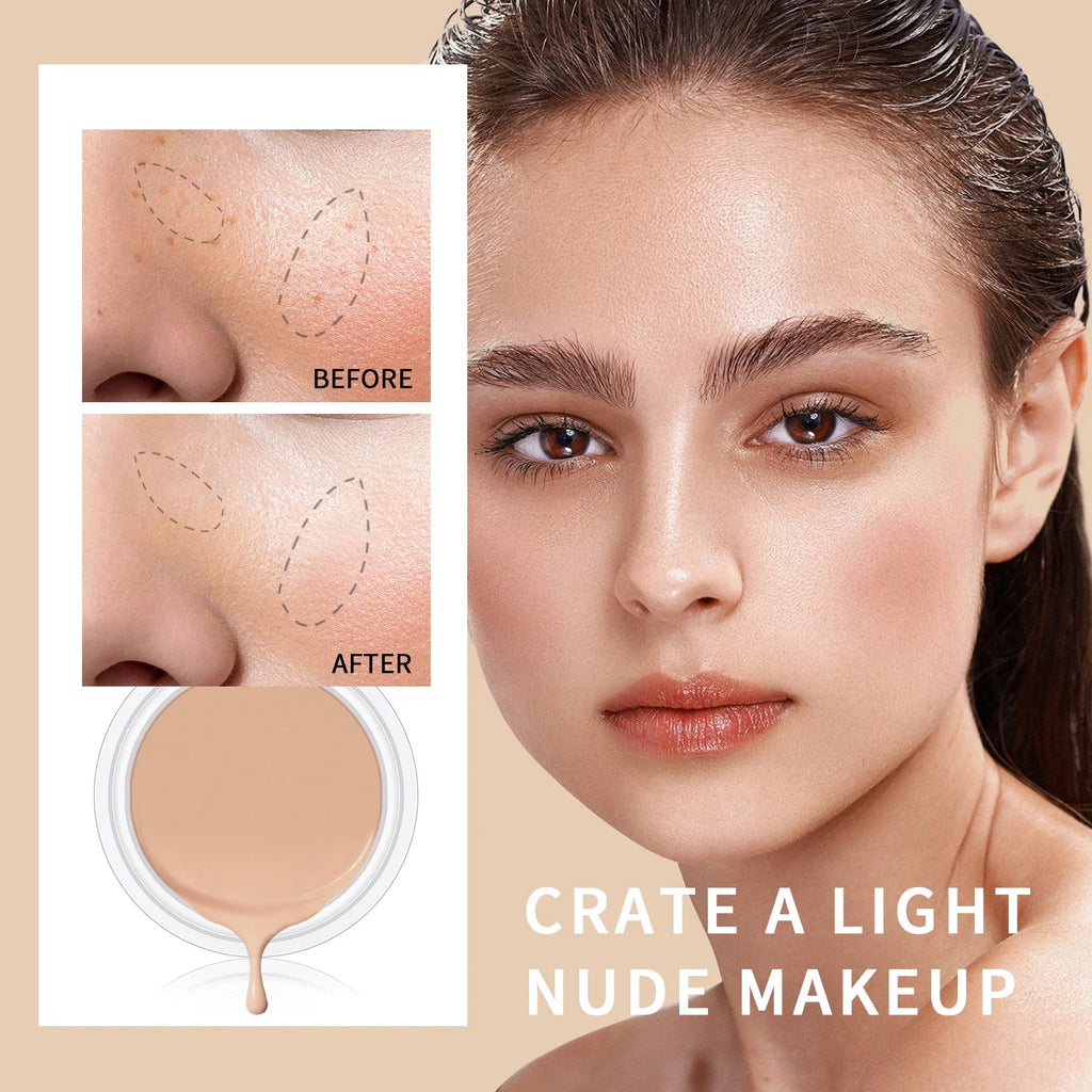 QIC Full Coverage Waterproof Concealer Cream – All Skin Types