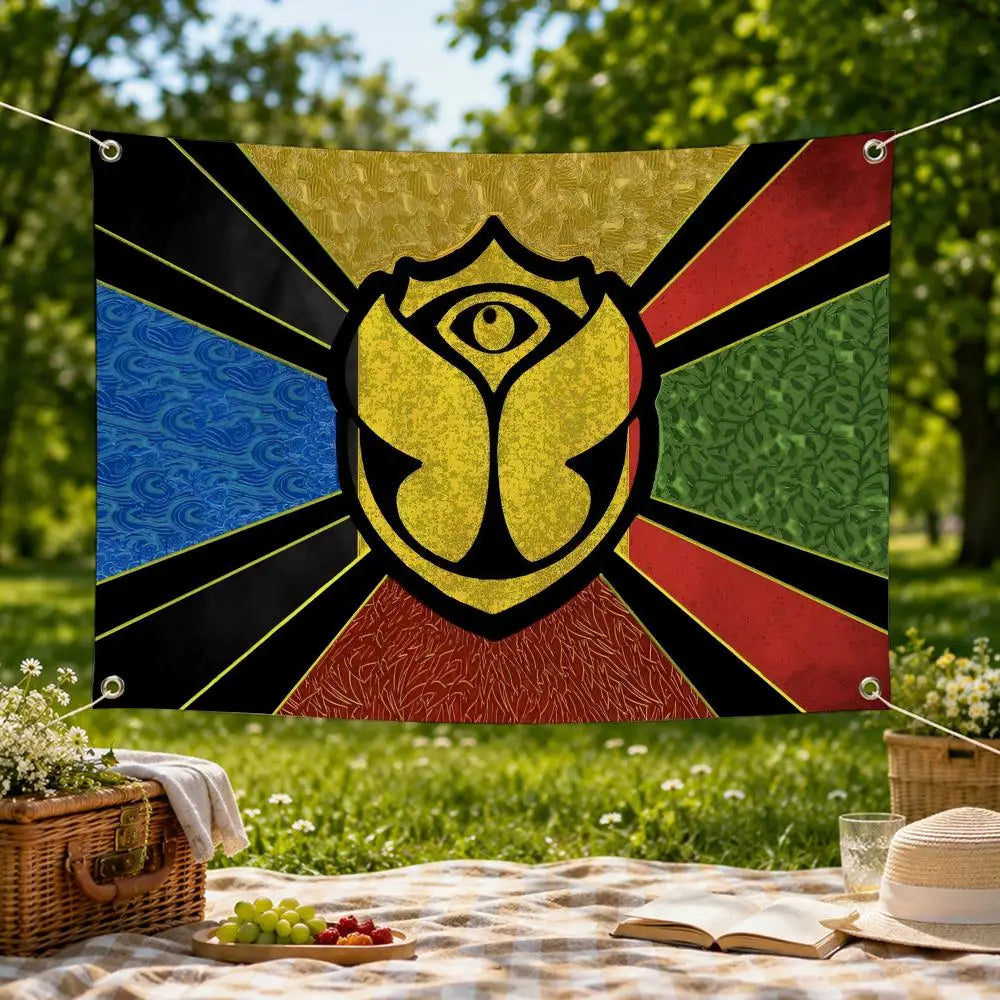 Tomorrowland Festival Flag Banner – Indoor & Outdoor Wall Decor