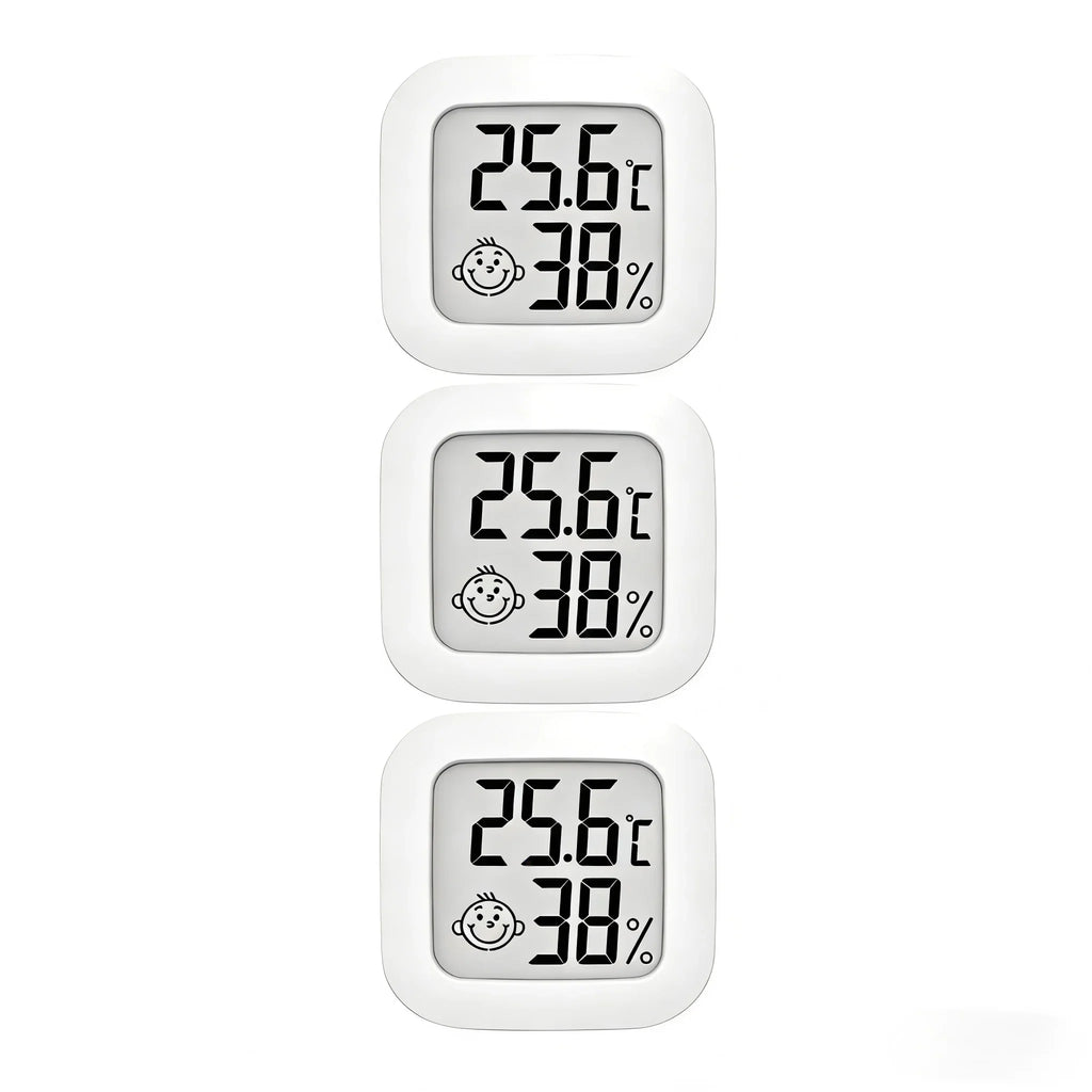 LCD Digital Thermometer Hygrometer | Indoor Temp & Humidity Gauge