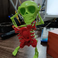 3D Skeleton Man Dancing Skull Ornament Sculpture Figurine Statue Home