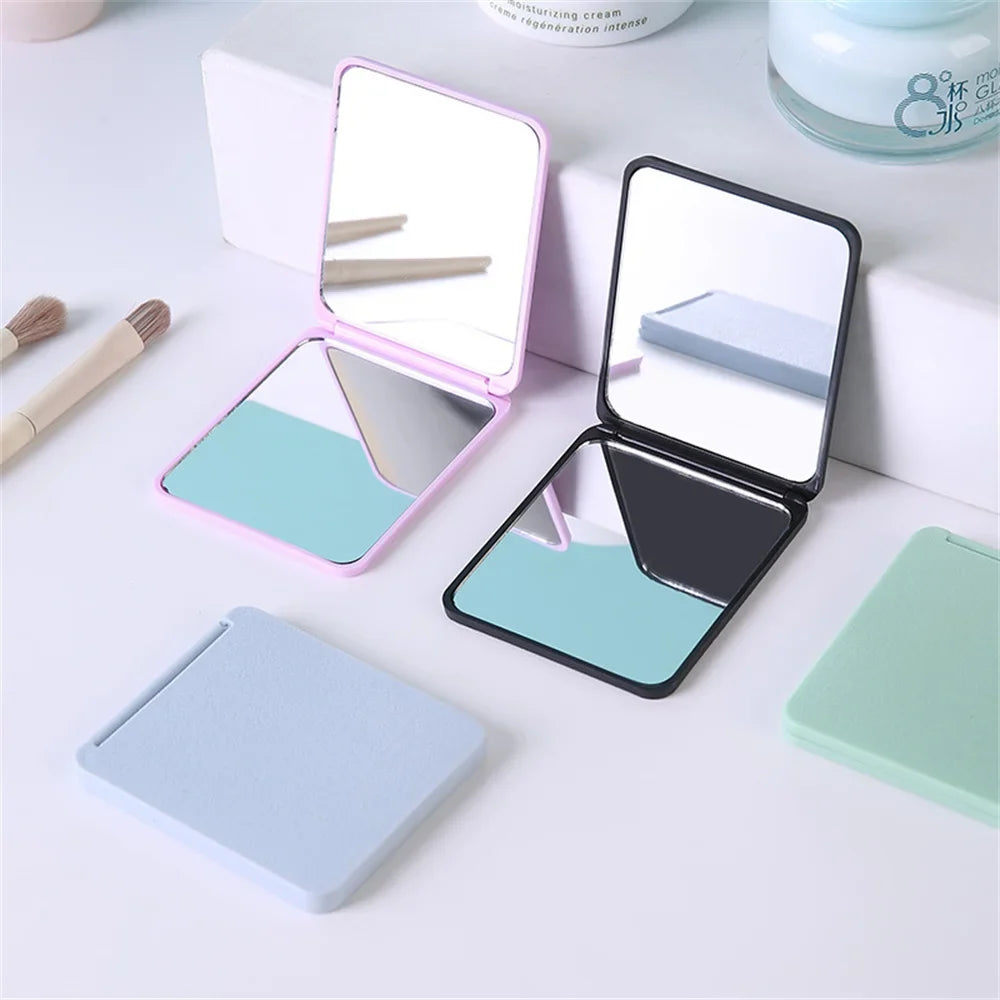 Folding Makeup Mirror High-quality Portable Single-side Creative
