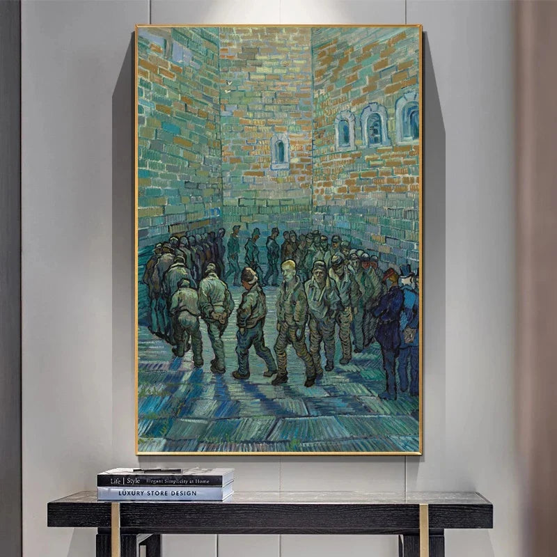 Van Gogh Starry Night Canvas Wall Art Print | Retro Unframed
