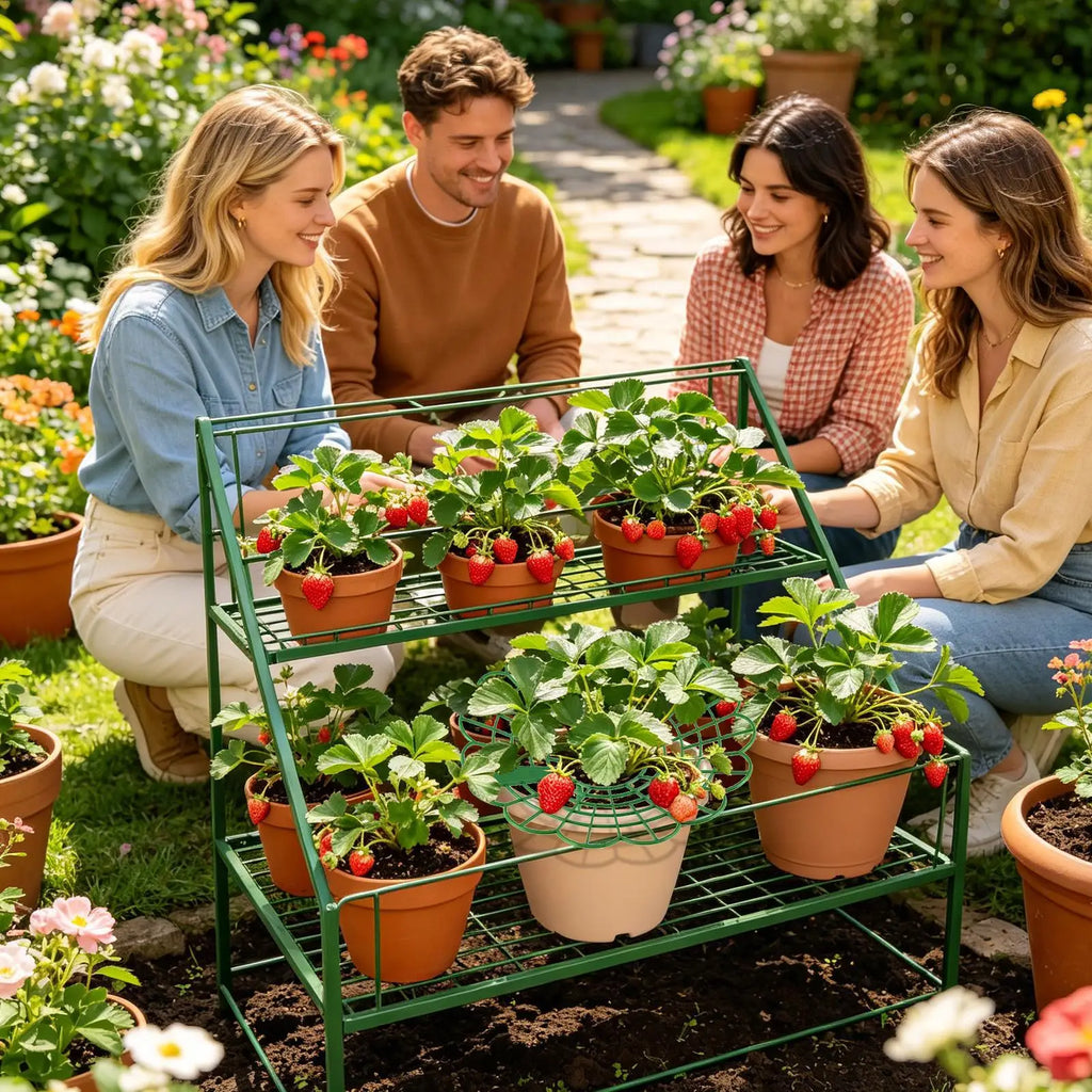 Strawberry Plant Support Rack | Open Grid Garden Frame