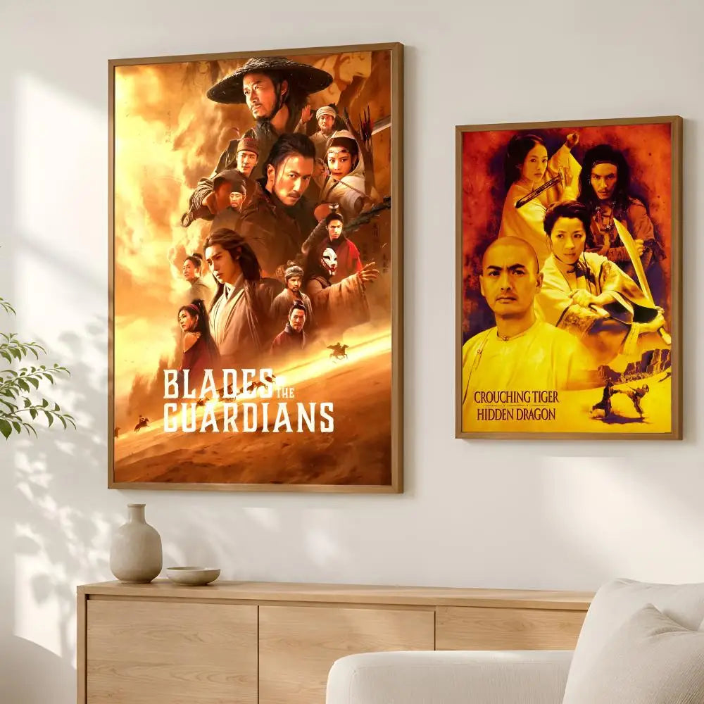 Crouching Tiger Hidden Dragon HD PVC Self-Stick Wall Art Poster