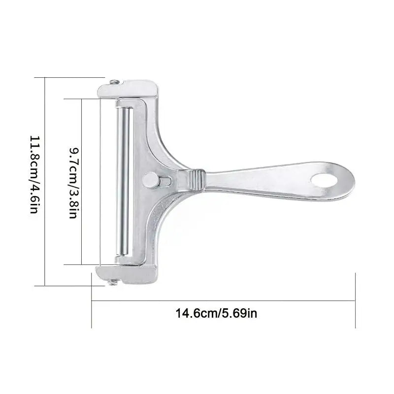 Adjustable Stainless Steel Cheese Slicer & Butter Cutter