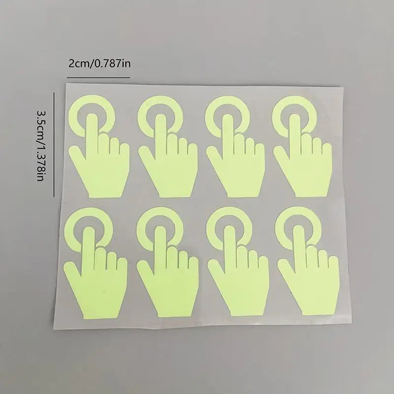 Glow in the Dark Stickers for Switches, Stairs & Motorcycle