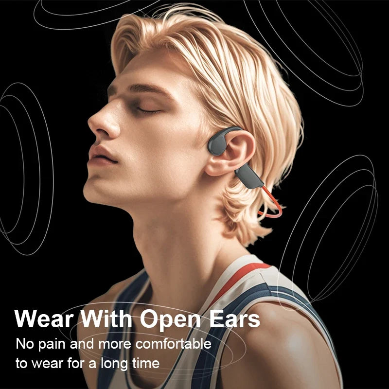 IPX8 Bone Conduction Headphones 32GB MP3 Bluetooth Swimming