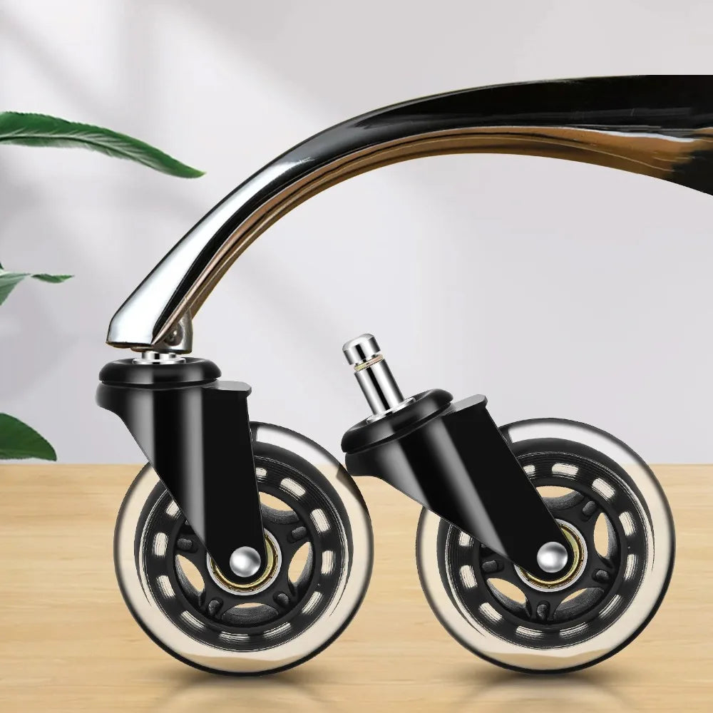 5-Pack Silent Office Chair Casters 50KG – 10mm/11mm Swivel Wheels