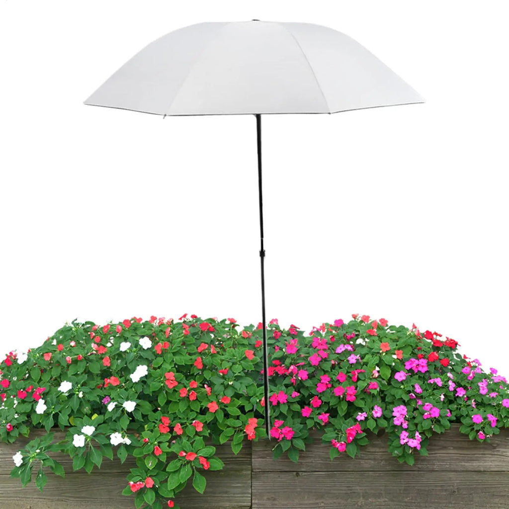 Plant Shade Umbrella with Metal Stake – UV & Rain Guard