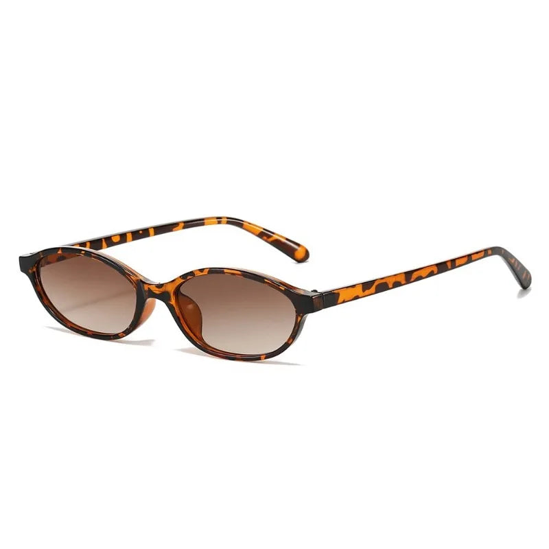 Retro Oval Cat Eye Sunglasses – UV400 Women's Fashion