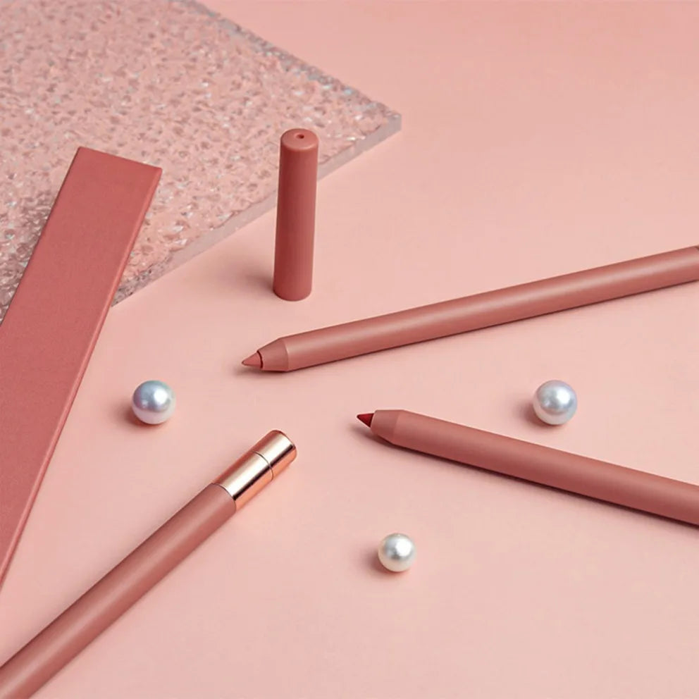 Vegan Matte Nude Lip Liner – Waterproof Long-Lasting Pencil