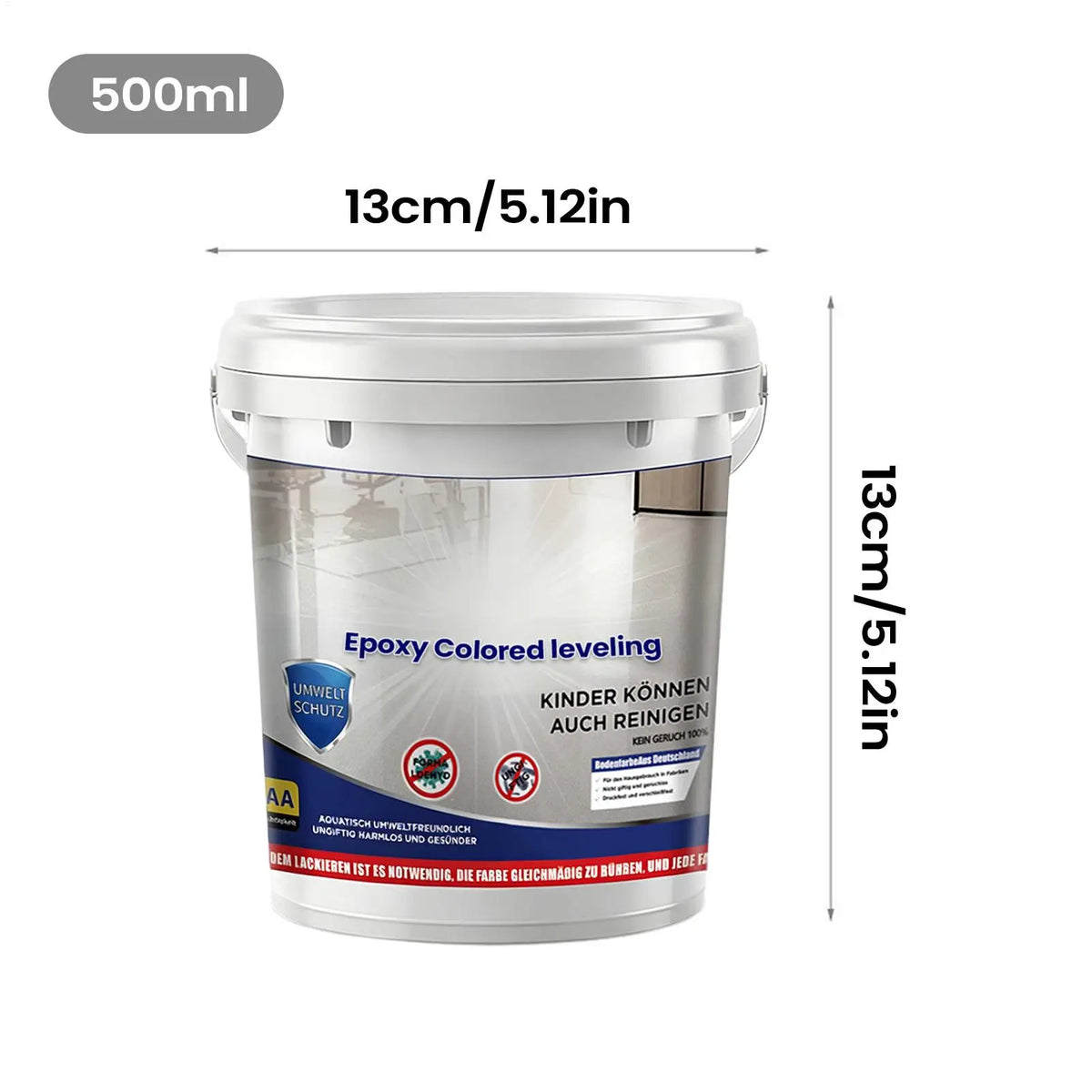 500g Epoxy Floor Paint – High Gloss Marble Effect Self-Leveling