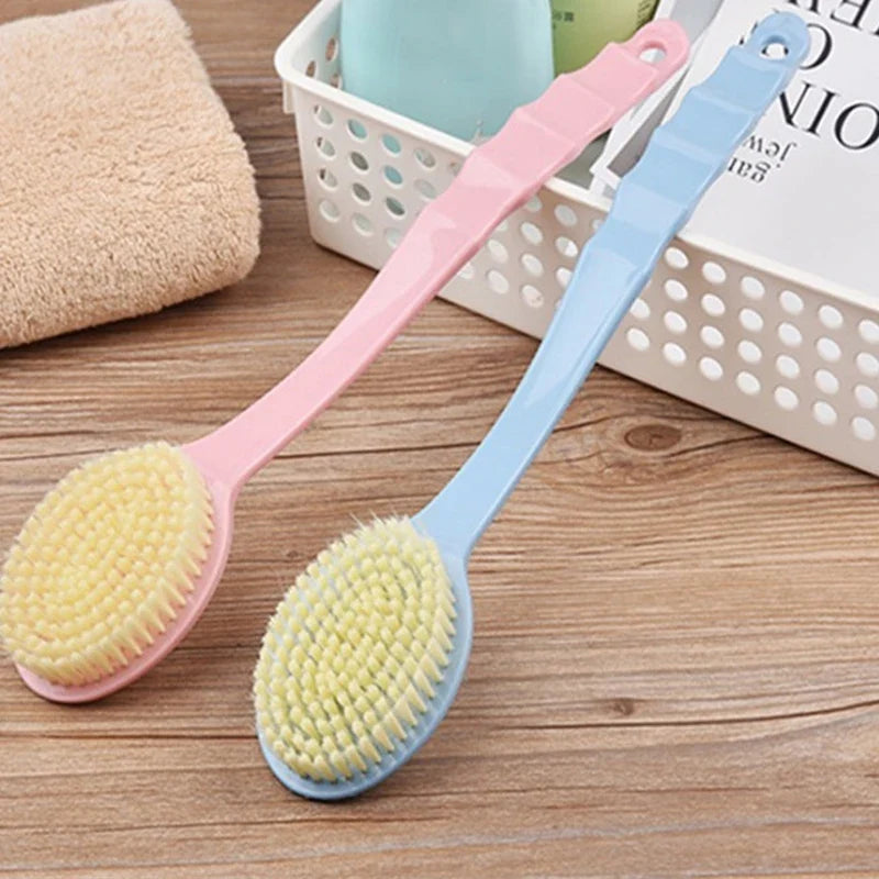 Long Handle Bath Brush – Soft Body Scrubber & Exfoliator