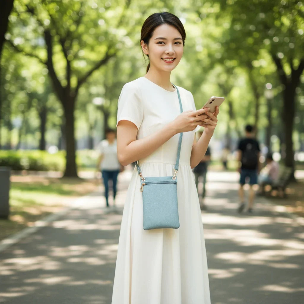 Women's Lychee Texture Crossbody Shoulder Bag | Daily Handbag