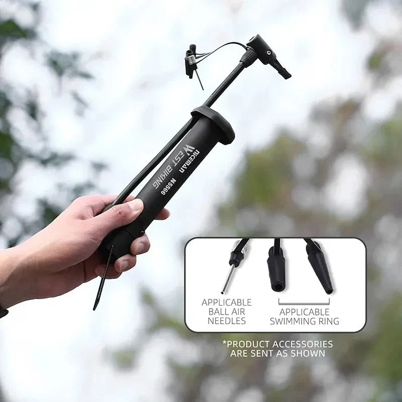 WEST BIKING 80 PSI Manual Bike Pump | Schrader Valve Floor Pump