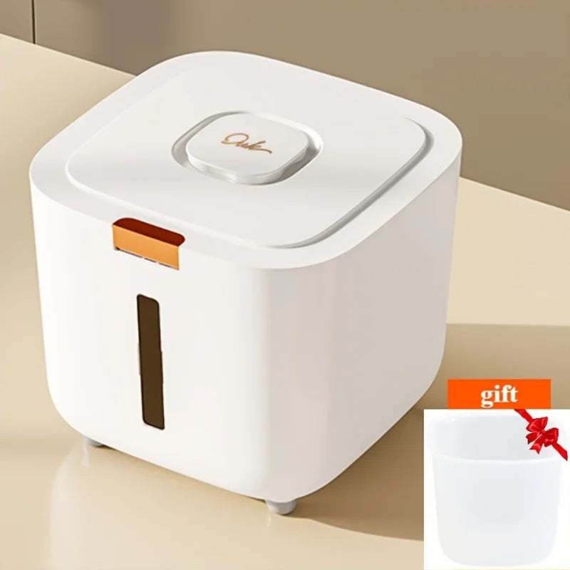 Pet Food Storage Barrel Large Sealed Moisture-proof Cat Dog Catbowl