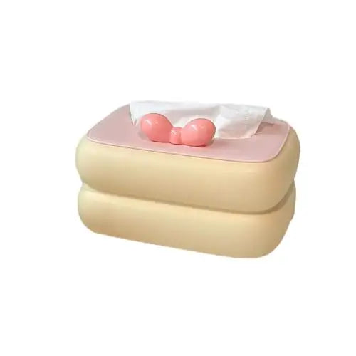 Candy Color Plastic Tissue Box Cover Holder for Desk & Bedroom