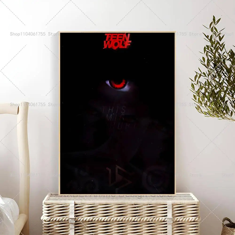 Teen Wolf Movie Series Poster – Self-Adhesive Wall Art Print