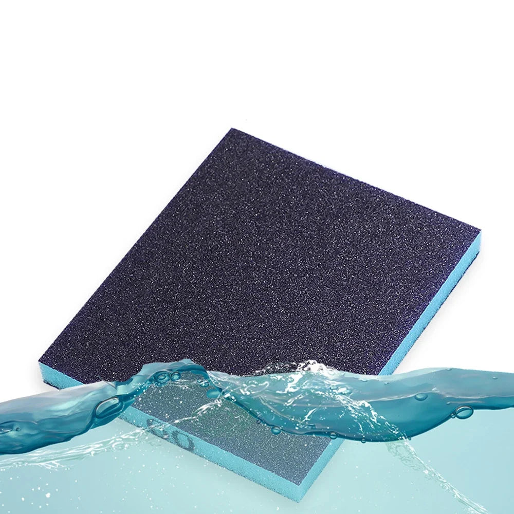6-Pack Sanding Sponge Blocks 60–320 Grit | Wet & Dry Foam Pads