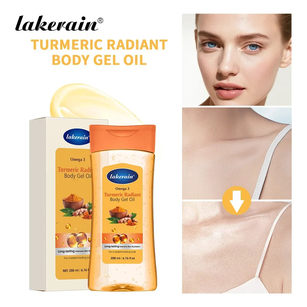 Vitamin C & Turmeric Radiant Body Gel Oil | 200ml Moisturizer