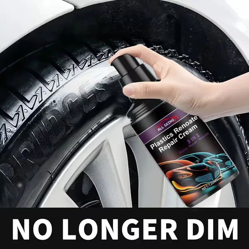 Tire Gloss & Reviver – Shine & Protect Tires, Plastic & Rubber
