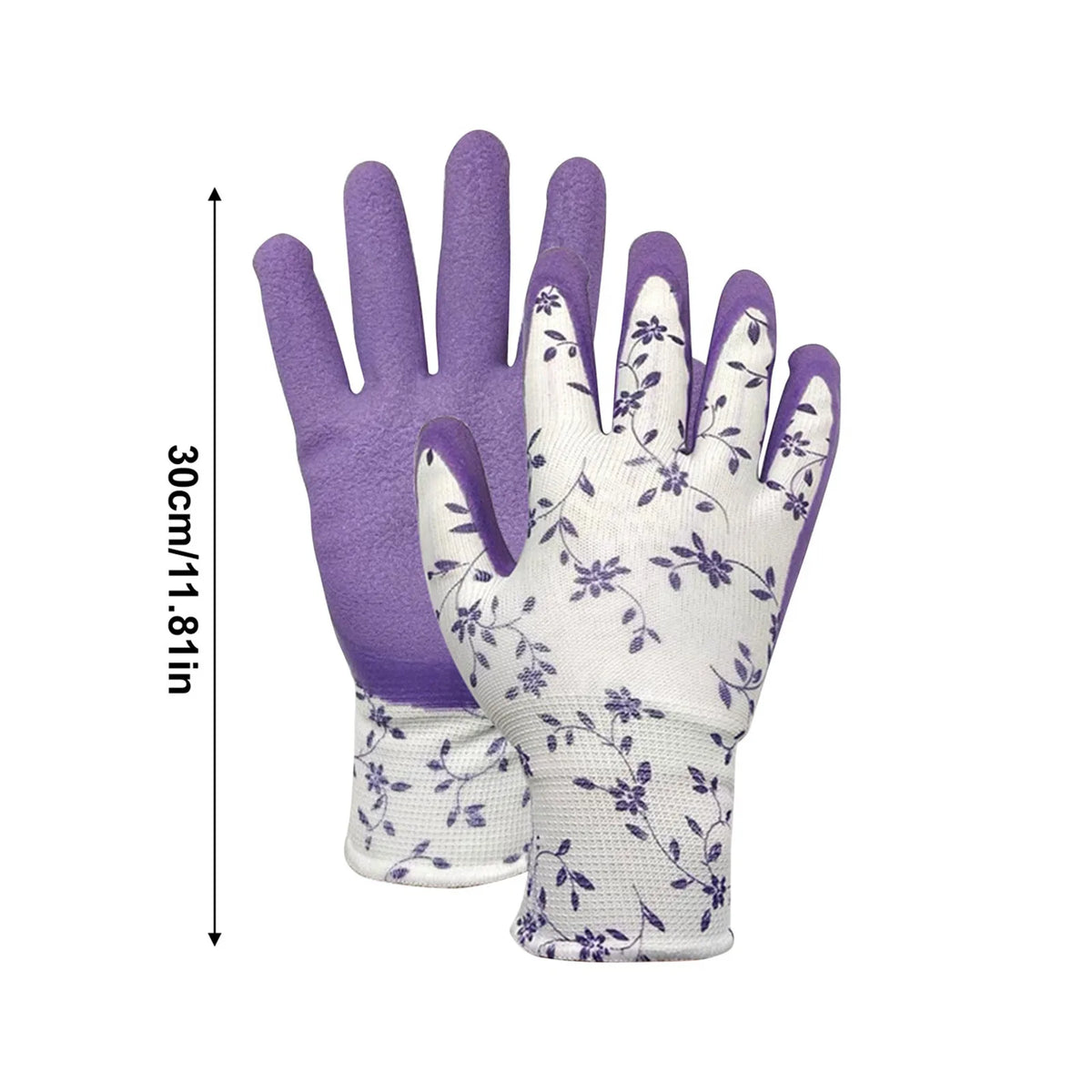 Breathable Latex Garden Gloves for Women – 6 Pairs, One Size