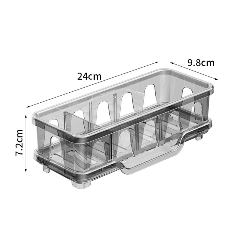 Kitchen Sink Caddy Organizer – Sponge Holder & Drain Rack