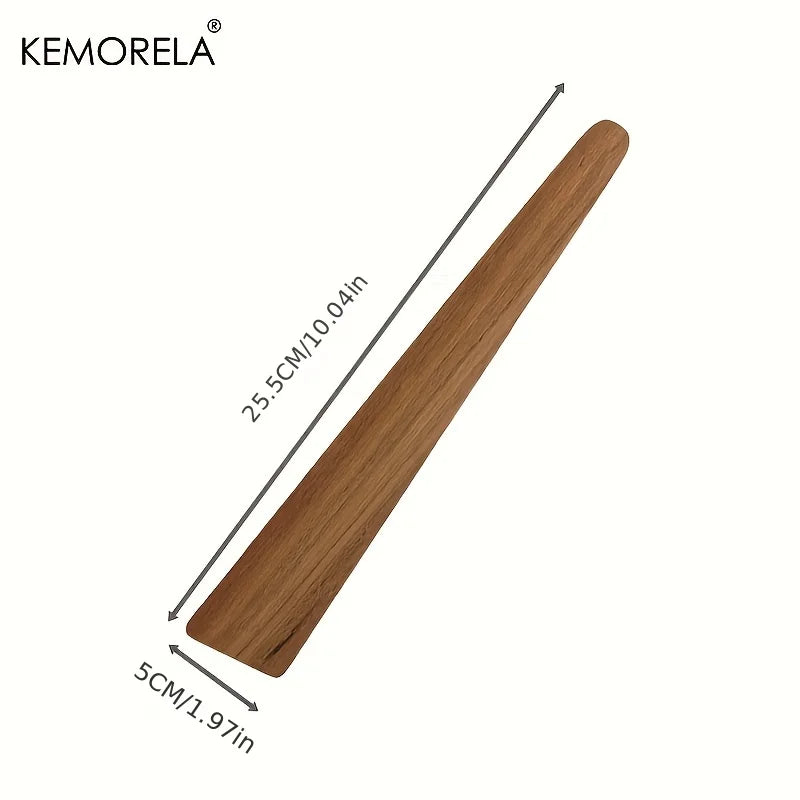 Teak Wood Triangular Cooking Spatula – Kitchen & Camping Tool