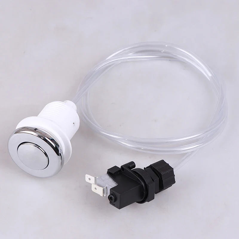 16A Push Air Button Switch Food Waste Disposal Bathtub Massage Chair