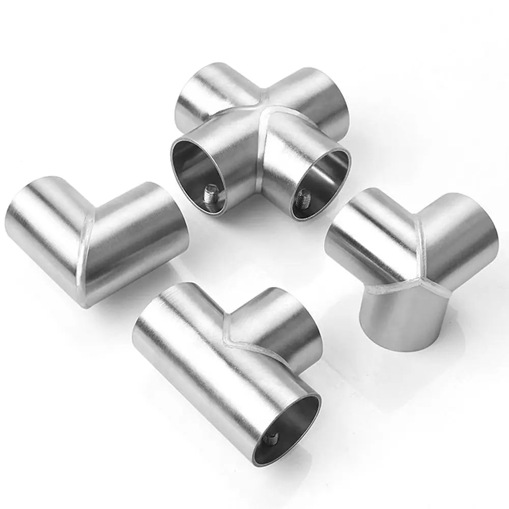Tee Straight Elbow Pipe Connector 2 3 4 5 6 Way Stainless Steel