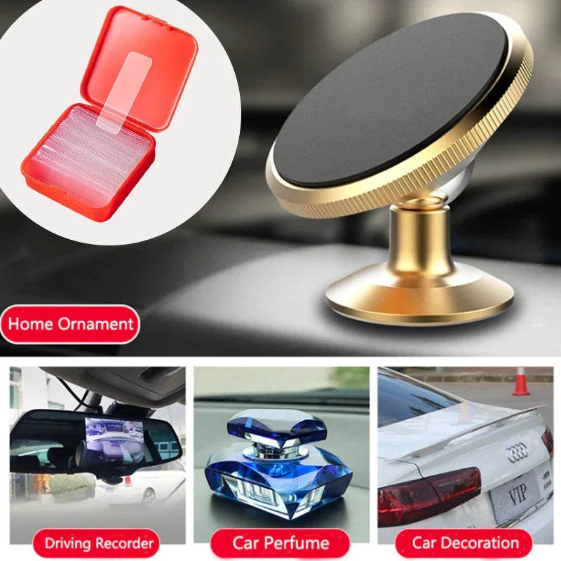Reusable Nano Double-Sided Tape – Clear, Strong & Waterproof