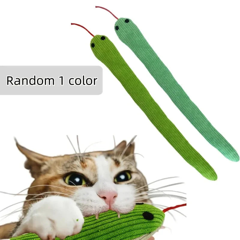 Cat Snake Crinkle Kick Toy | 37cm Interactive Kitten Teaser