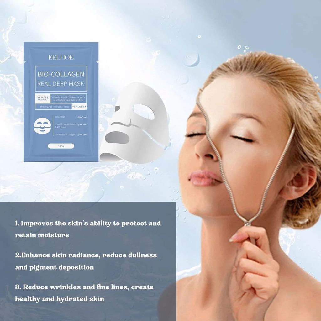 EELHOE Bio Collagen Face Mask – Firm, Brighten & Hydrate