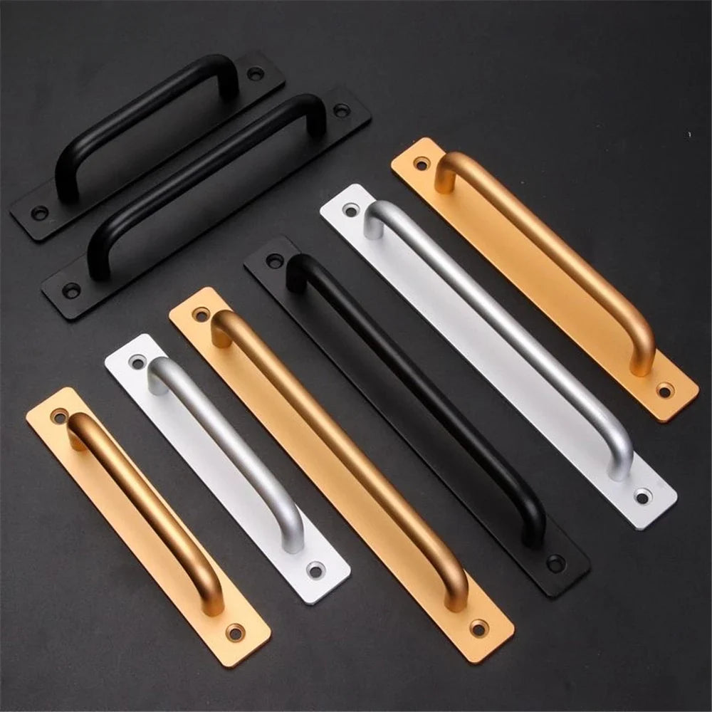 Aluminium Alloy Barn Door Cabinet Handle & Drawer Pull Set