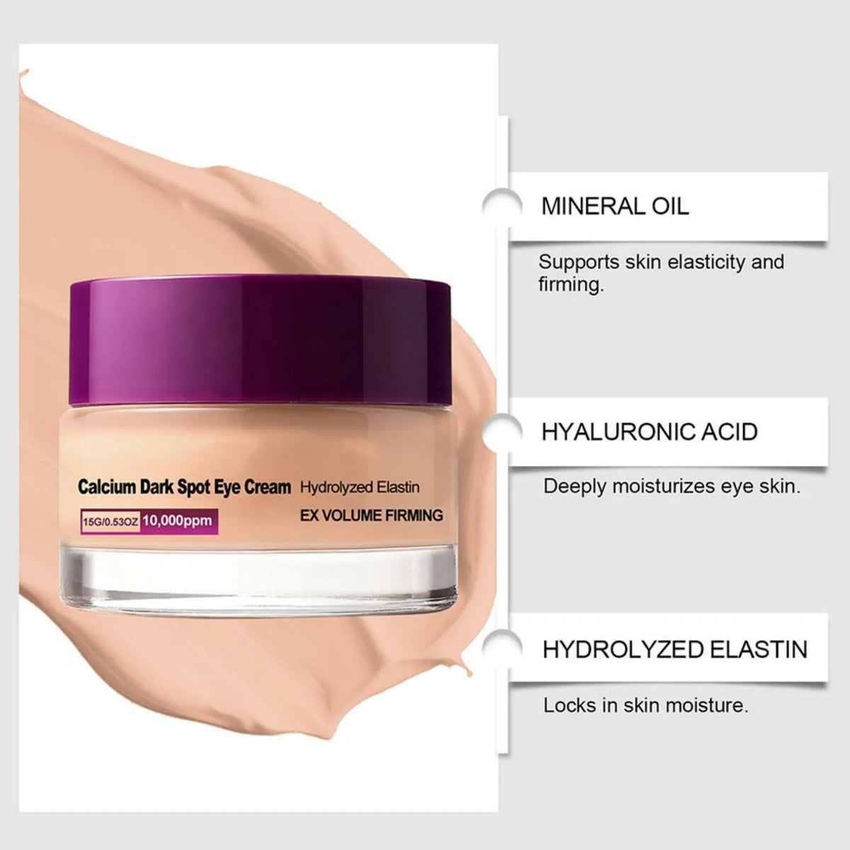 Calcium Eye Cream – Brightening, Firming & Hydrating Under-Eye