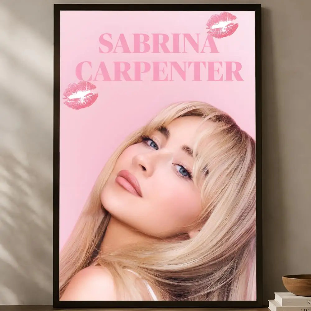 Sabrina Carpenter Poster – Self-Stick HD Wall Art Decor