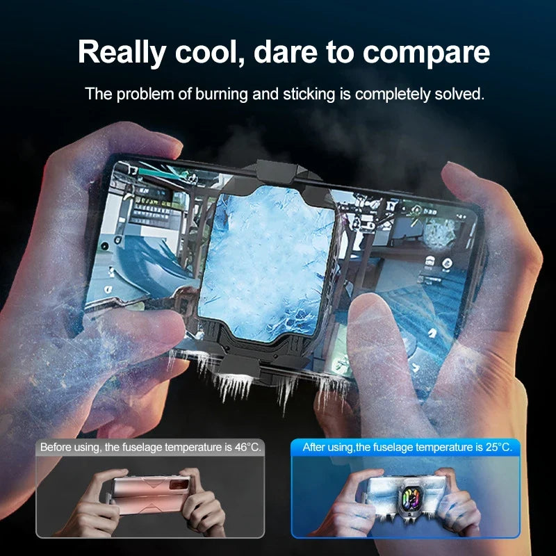 Smartphone Cooler Phone Cooling Fan Mobile Gaming Cell Plate Games